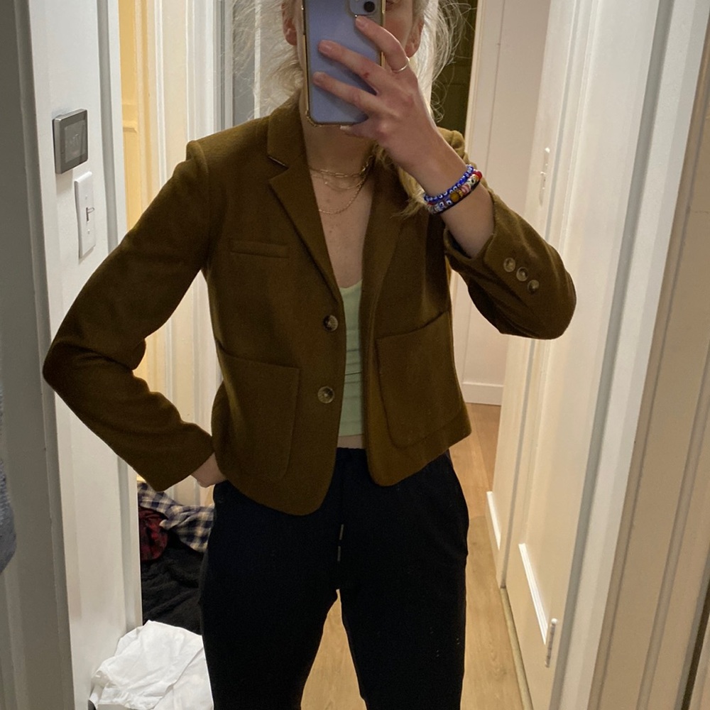 Shrunken wool Anthropologie blazer